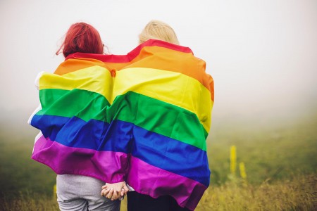 drapeau lgbt lesbiennes